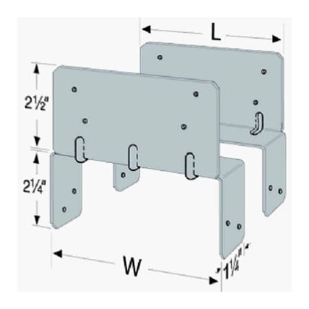 Simpson Strong-Tie G185 4x Post Cap ZMax LPC4Z